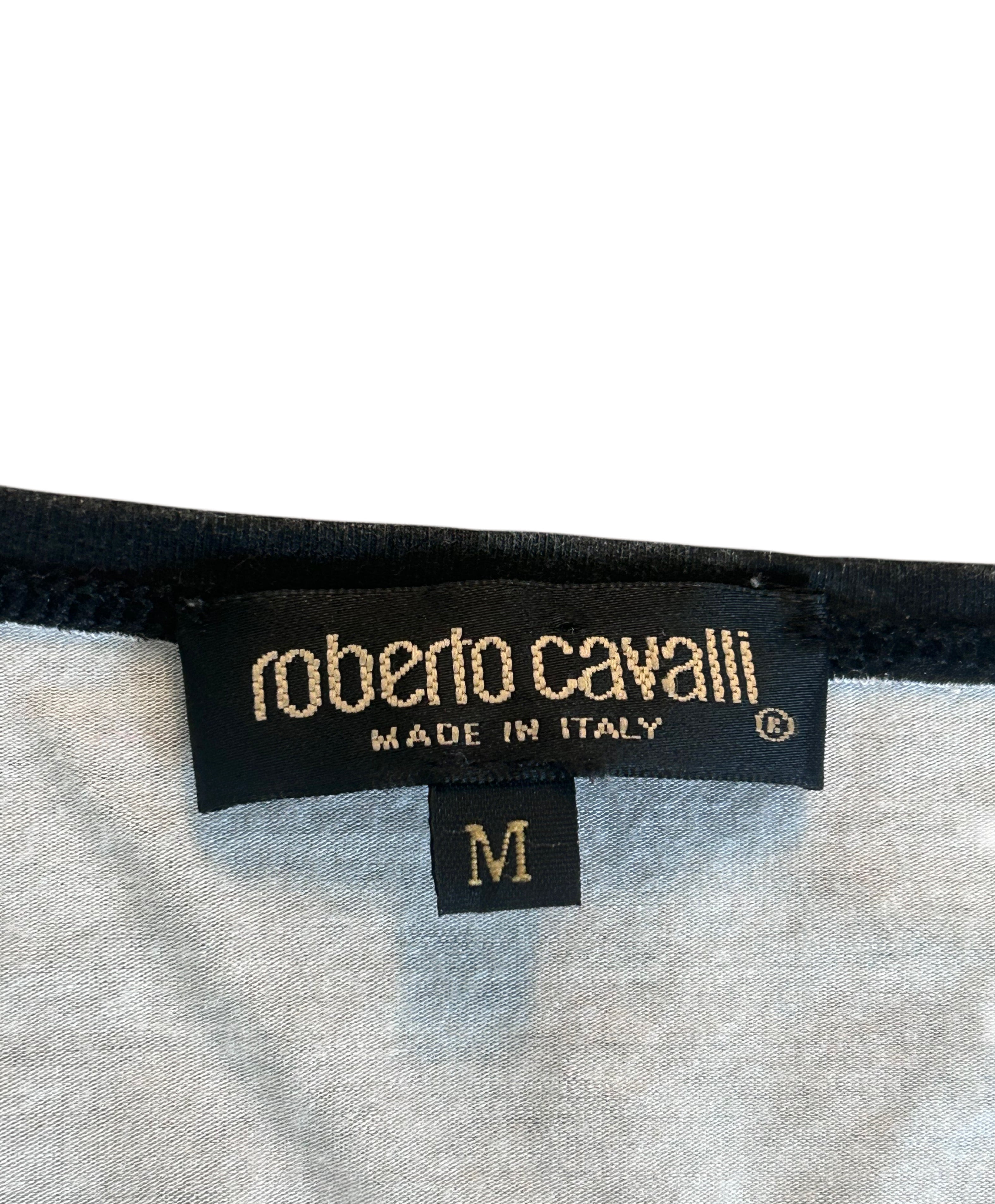 Roberto Cavalli Archive Floral 3/4 Top (M)