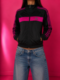 Adidas Trainingsjacke Schwarz/Pink (XS)