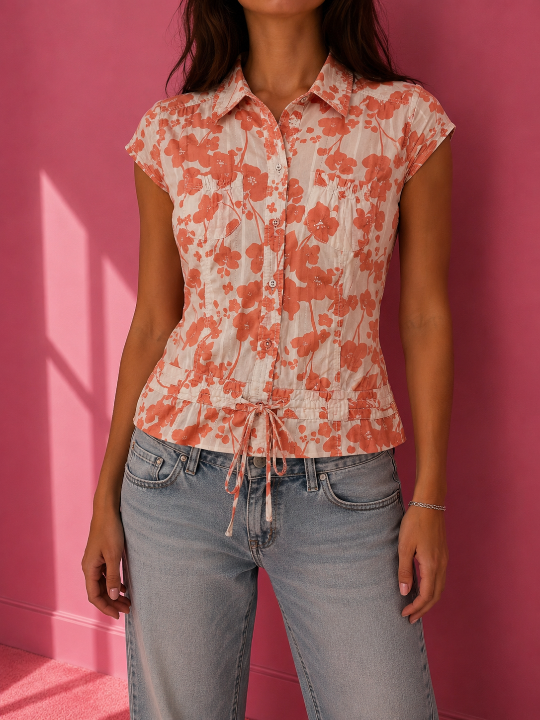 Esprit Blumenbluse (S)