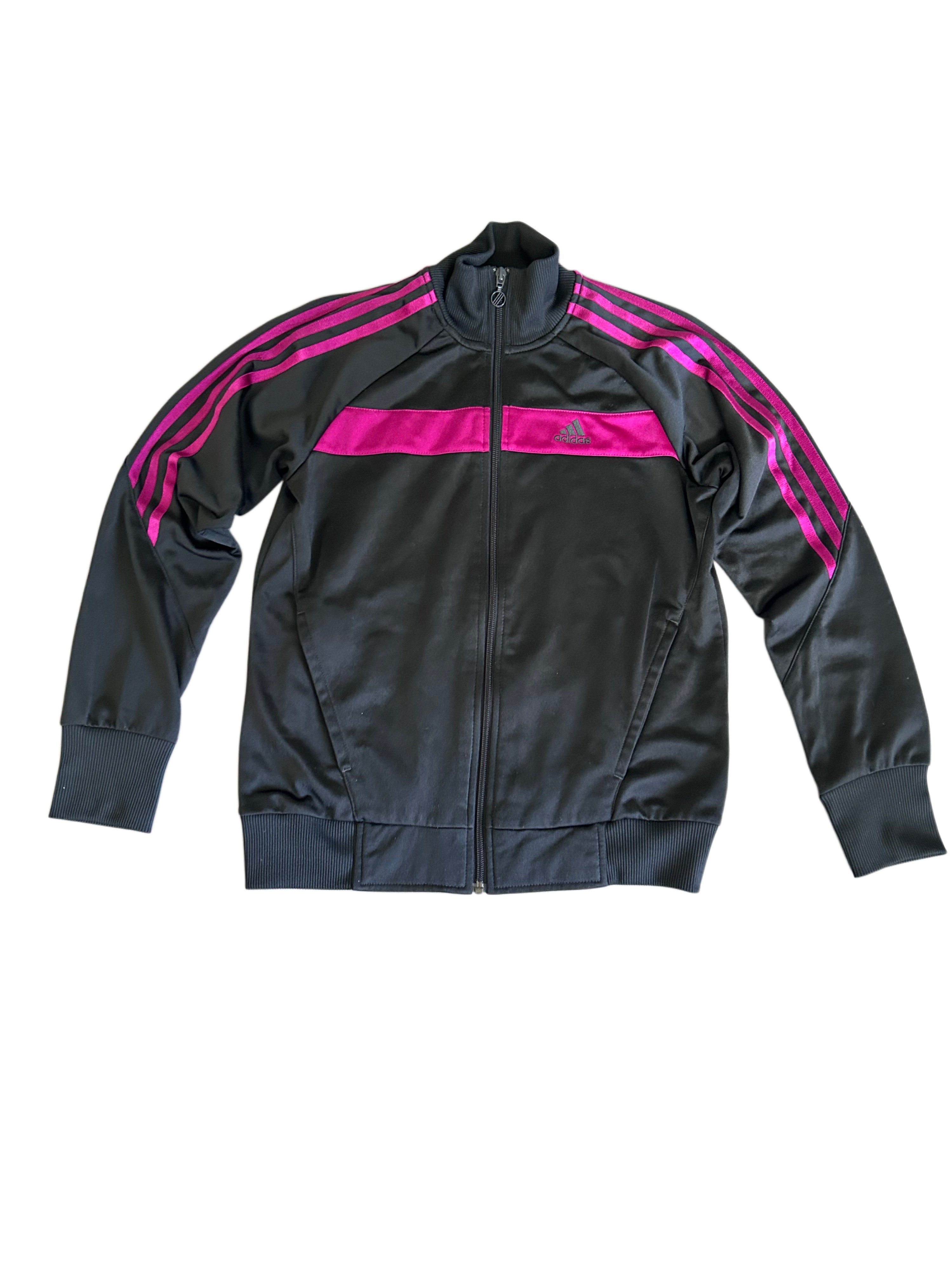 Adidas Trainingsjacke Schwarz/Pink (XS)