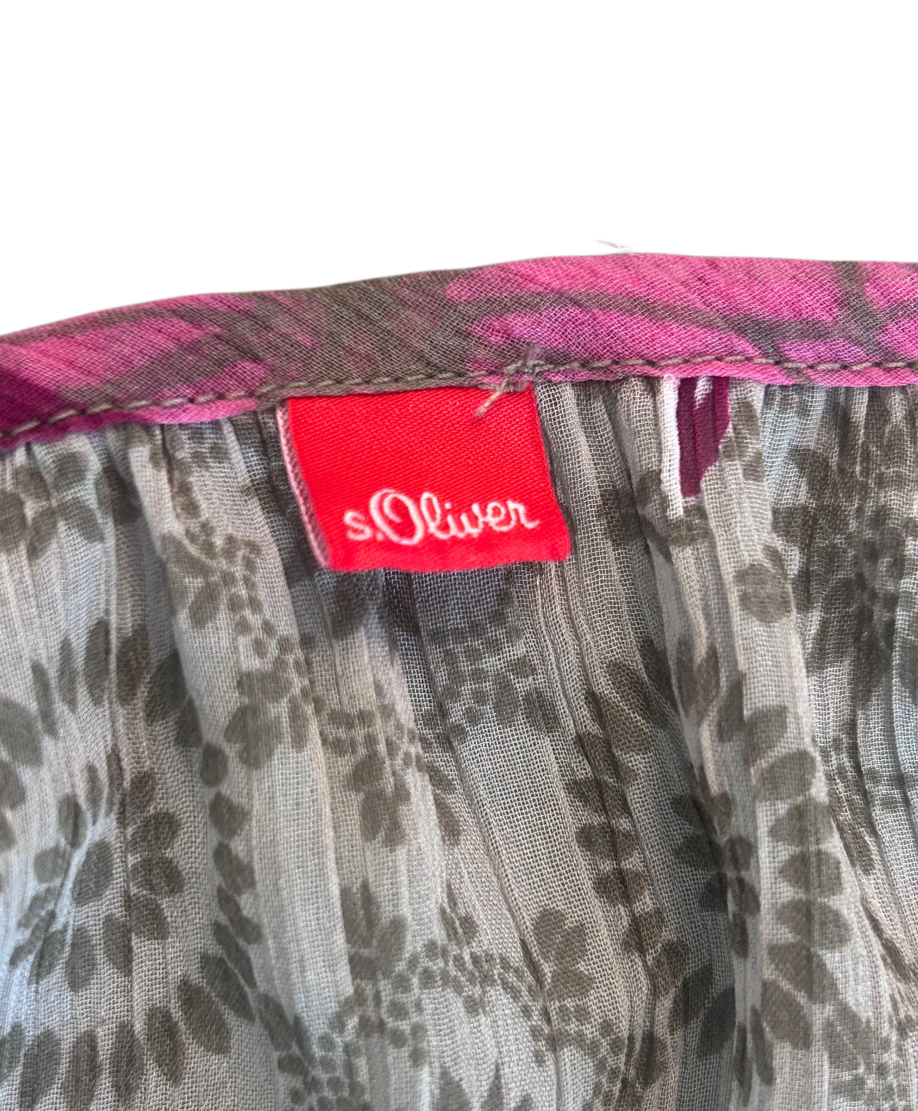 S.Oliver Mesh Transparent Minikleid (M)