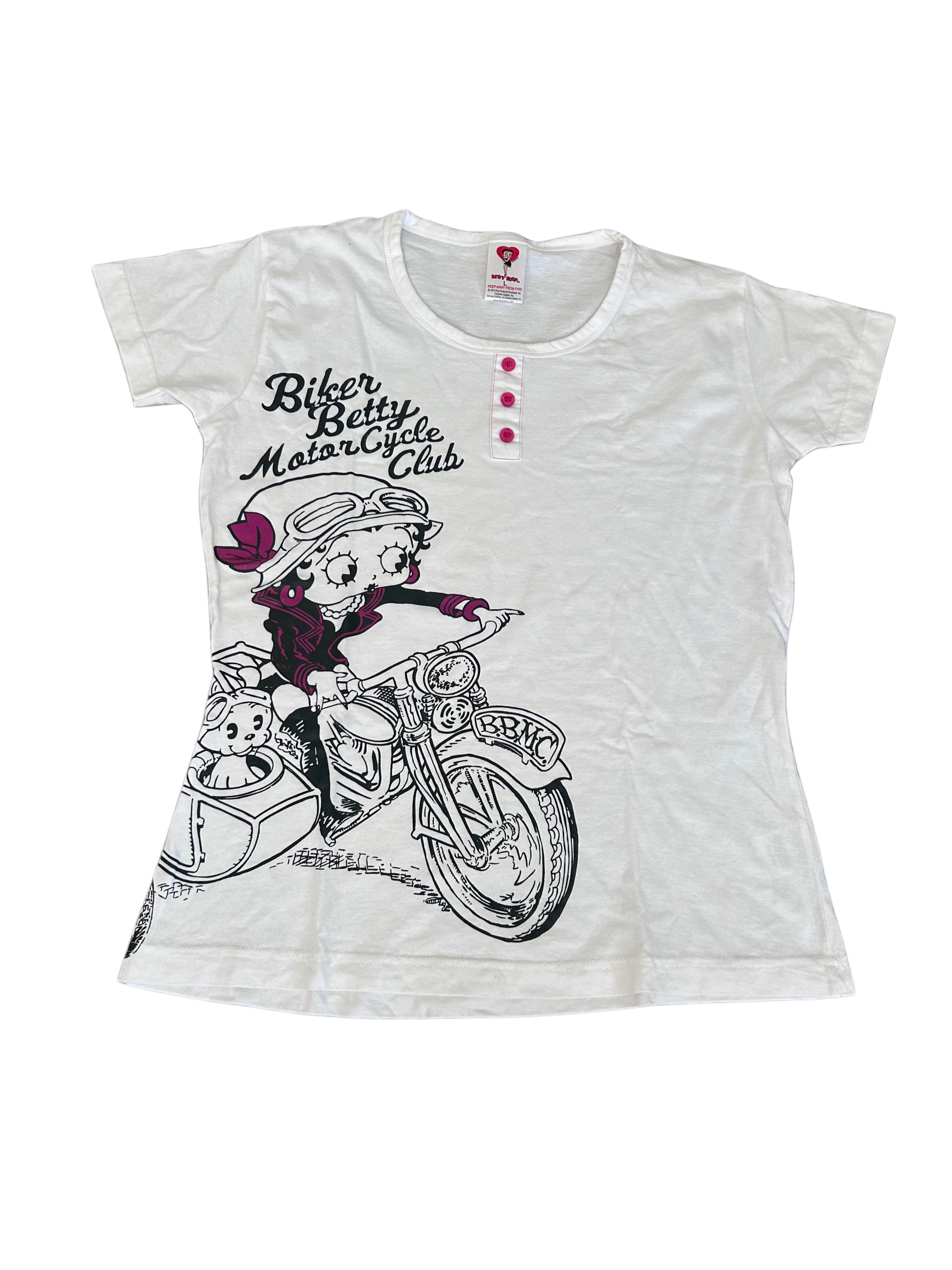 Betty Boop Biker Betty T-Shirt (L)