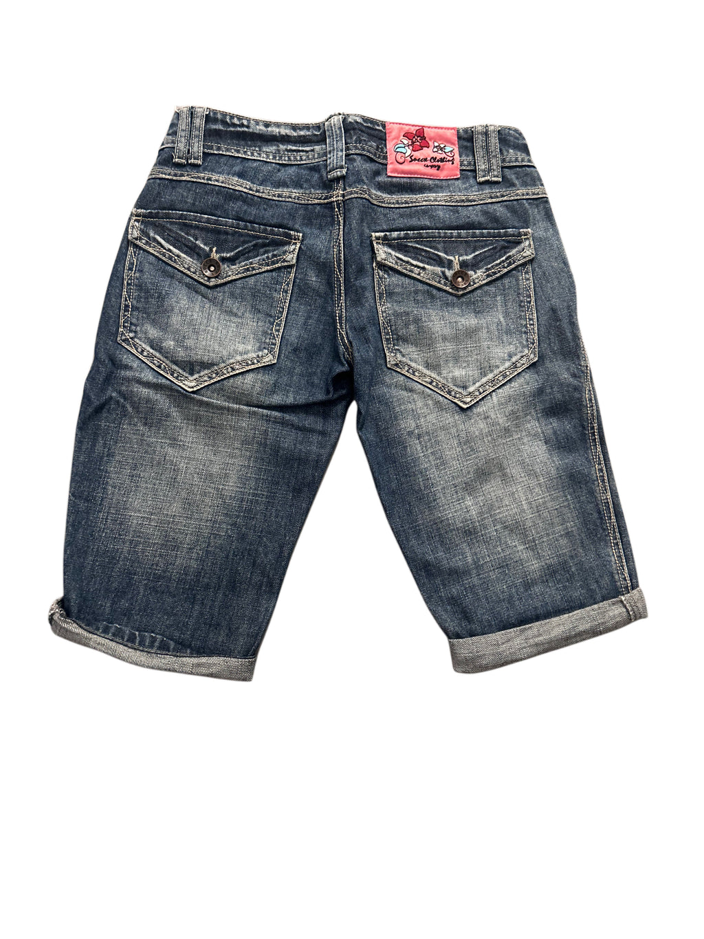 SOCCX Denim Bermuda Shorts (S)