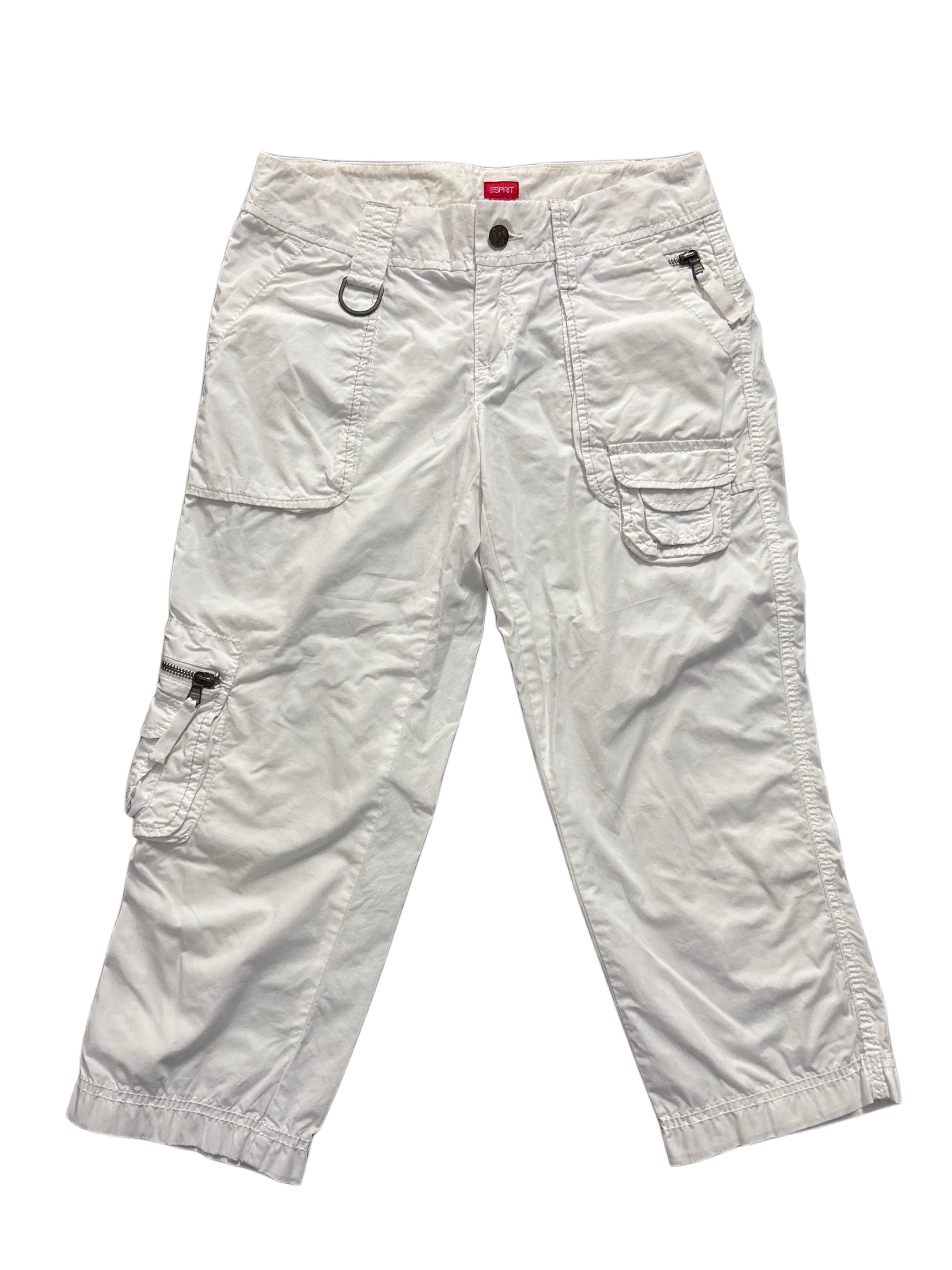 Esprit Cargo Capri Hose weiß (XS)