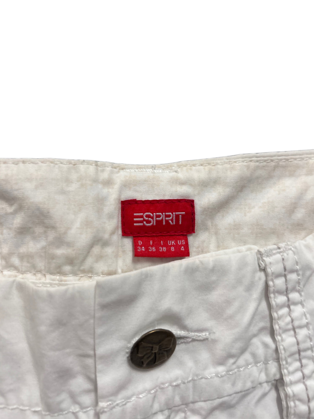 Esprit Cargo Capri Hose weiß (XS)