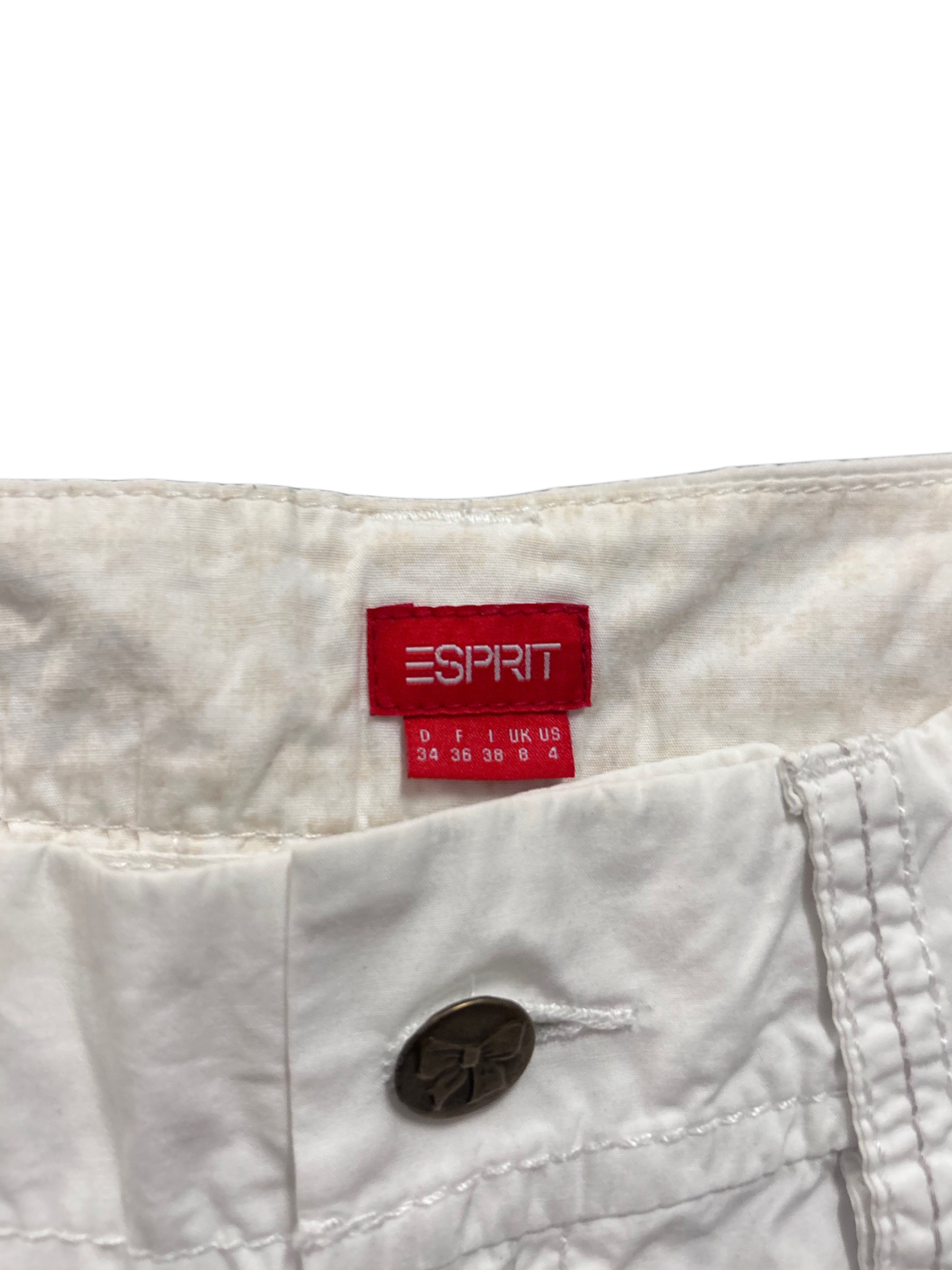 Esprit Cargo Capri Hose weiß (XS)