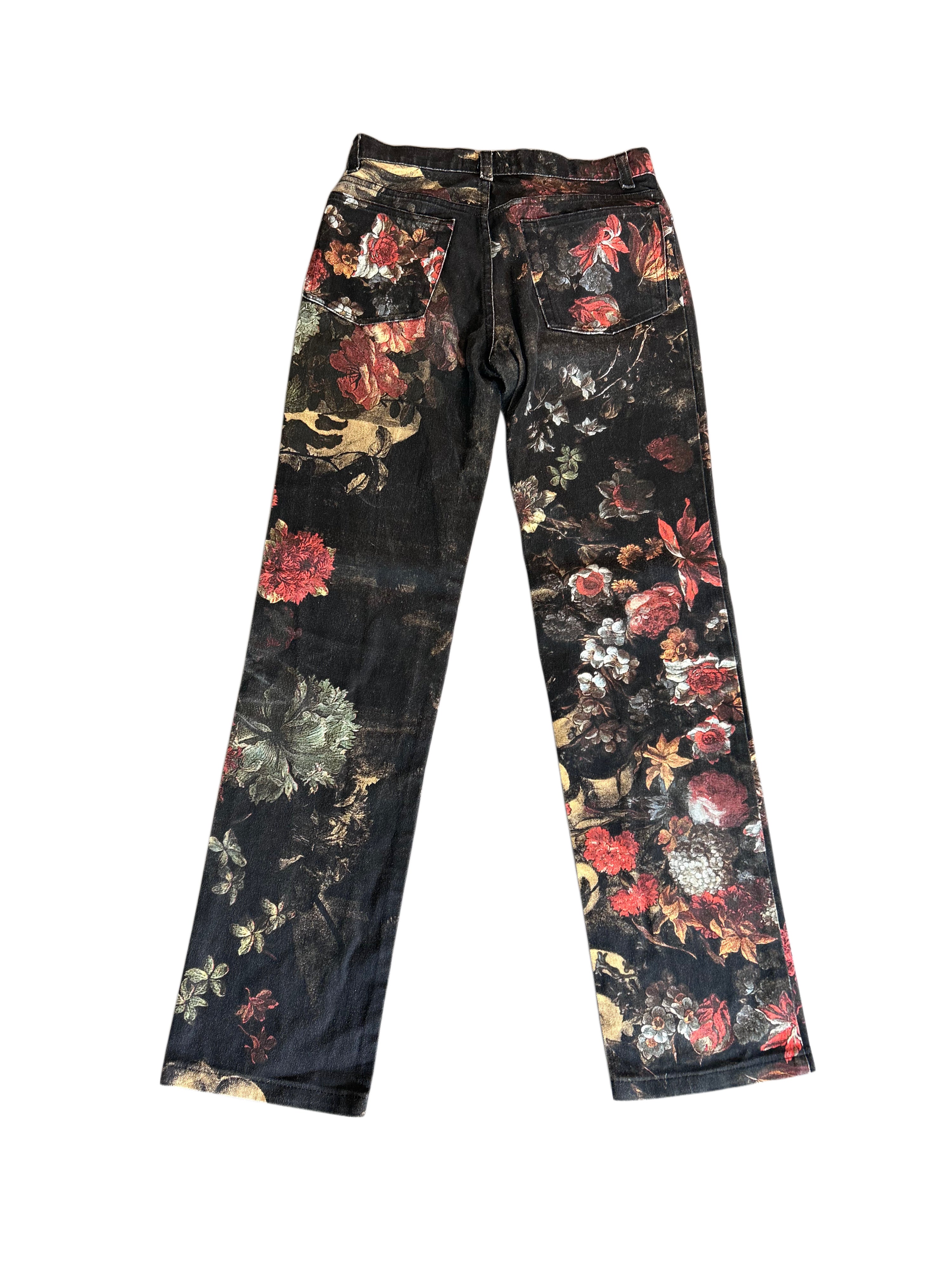 Roberto Cavalli Floral archive Jeans (XS)