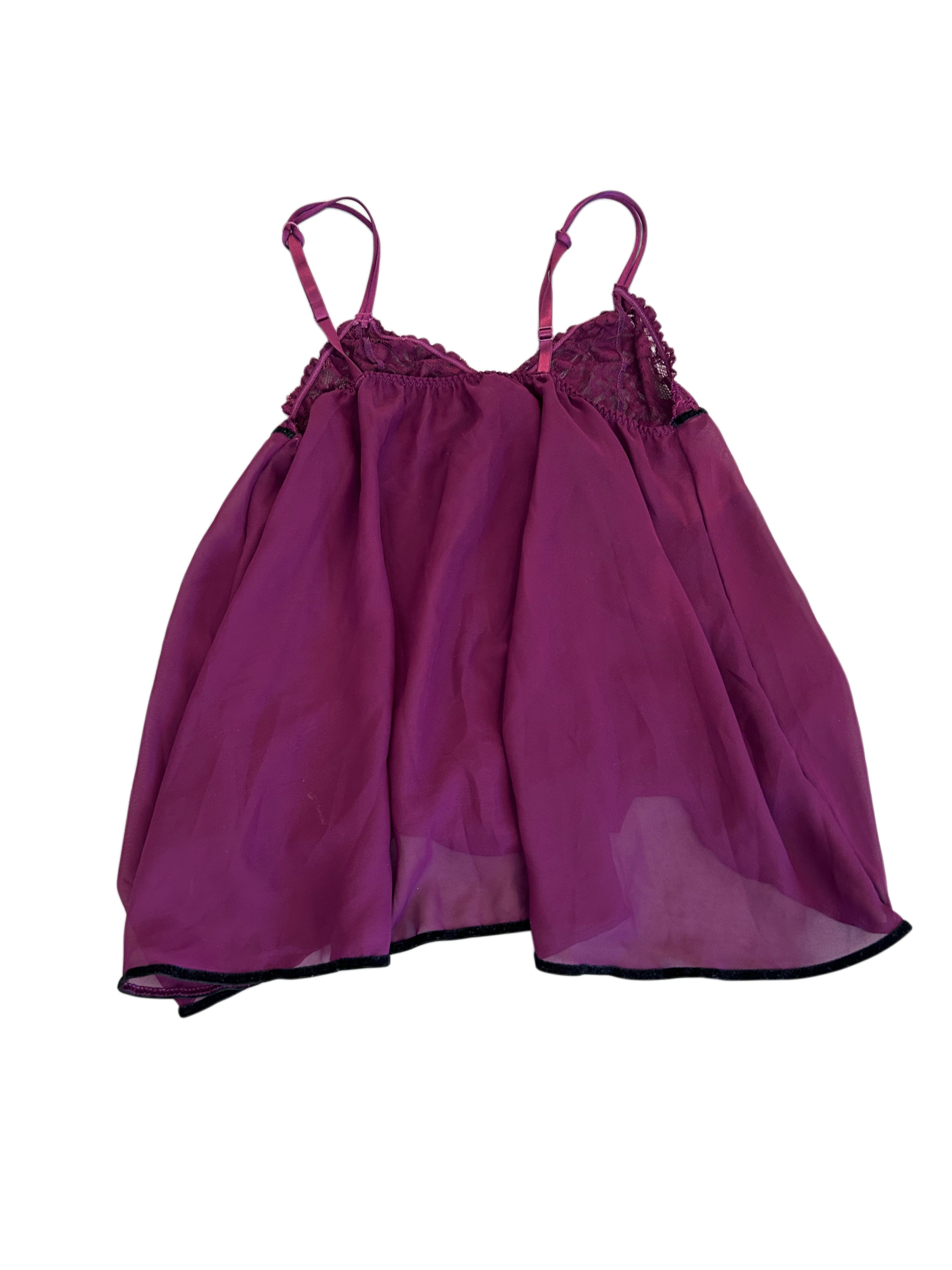Y2K Babydoll Nachthemd Lila (S)