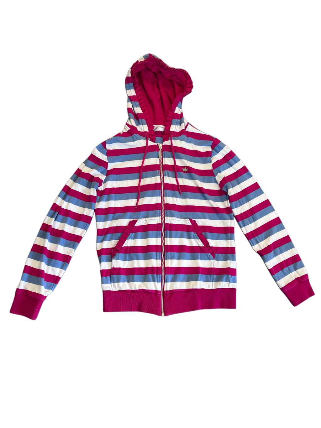 Adidas Originals Stripe Zip Hoodie (XS)