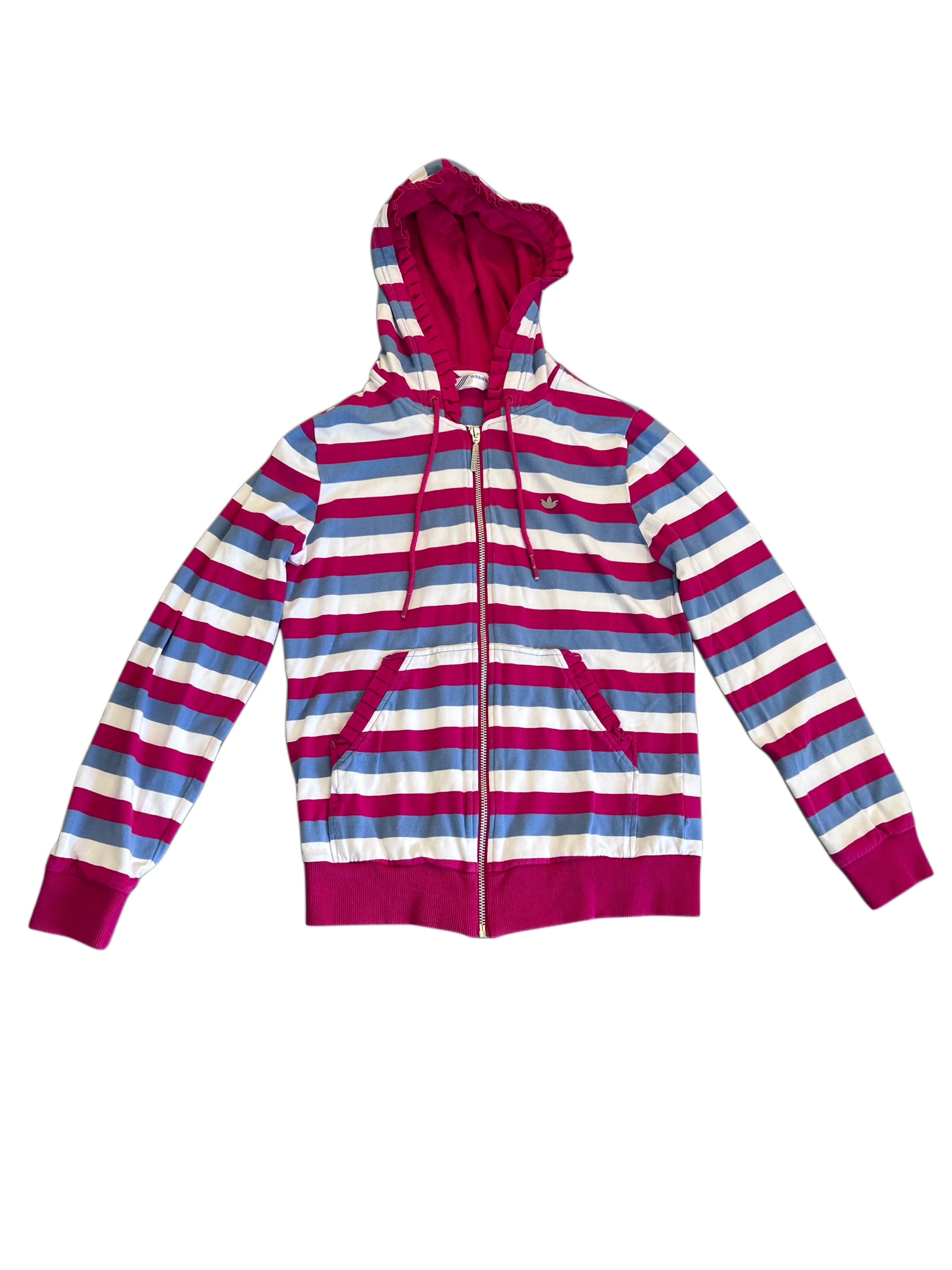 Adidas Originals Stripe Zip Hoodie (XS)