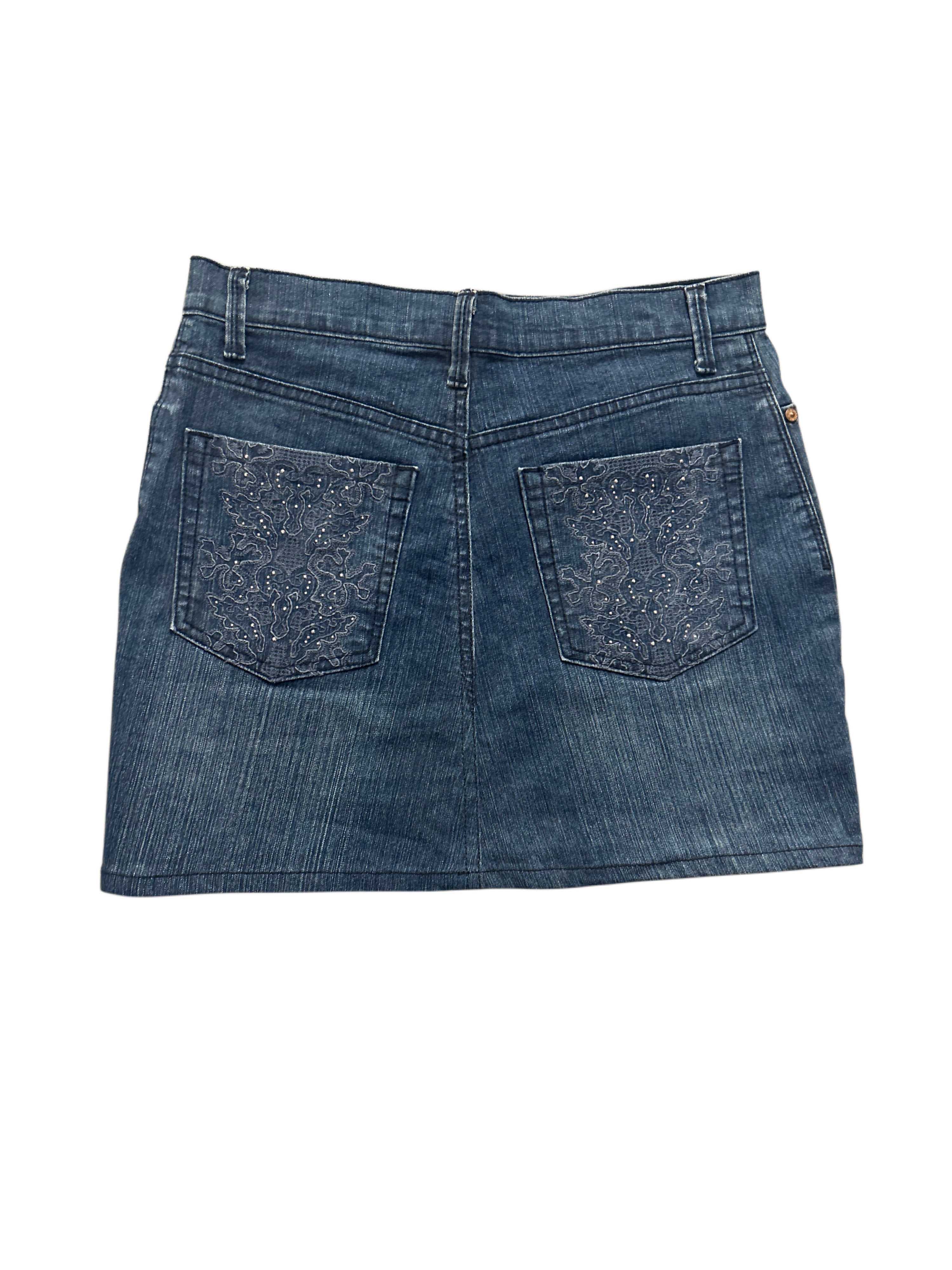 Gloria Vanderbilt Jeans-Minirock (S)
