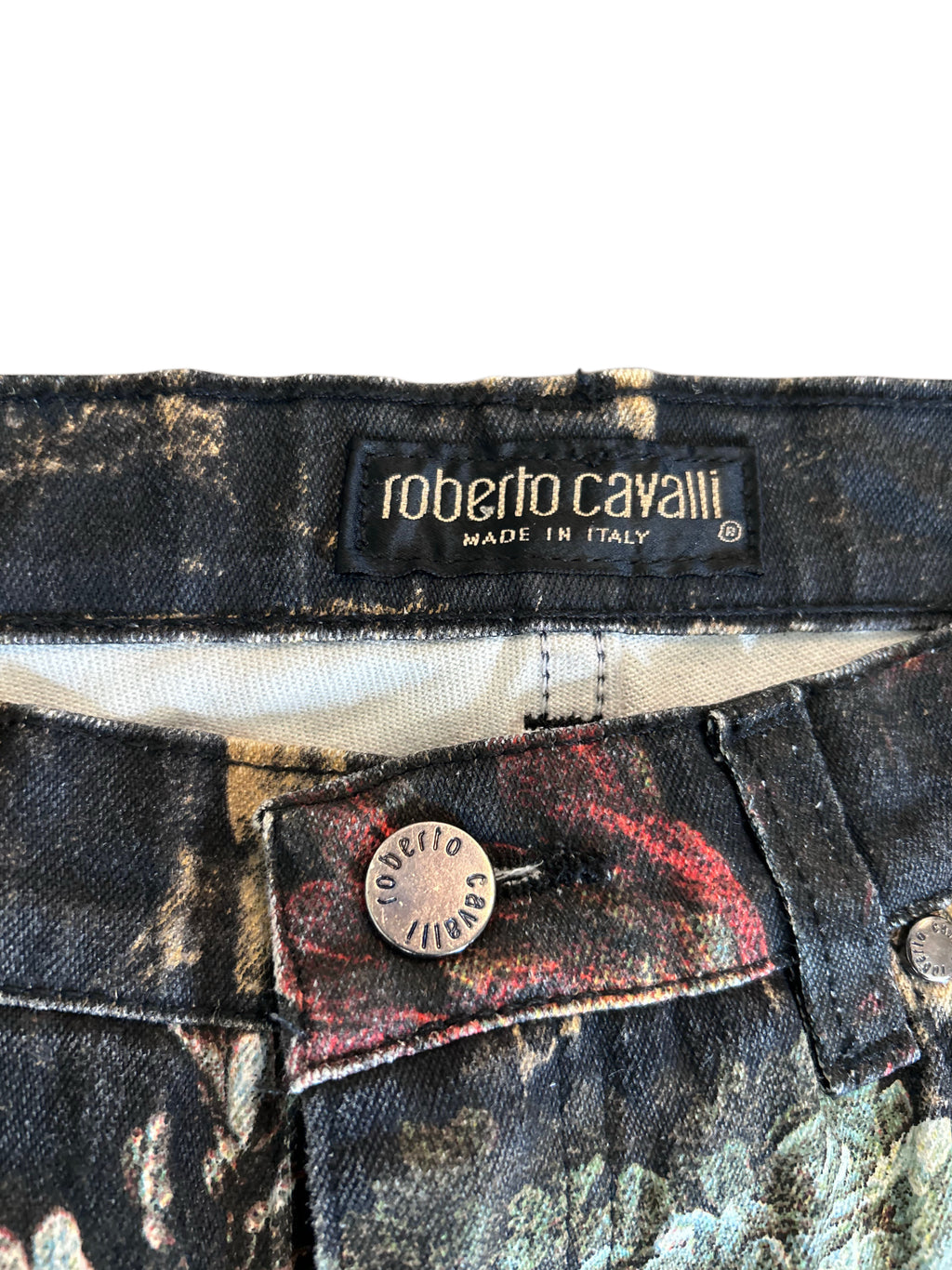 Roberto Cavalli Floral archive Jeans (XS)