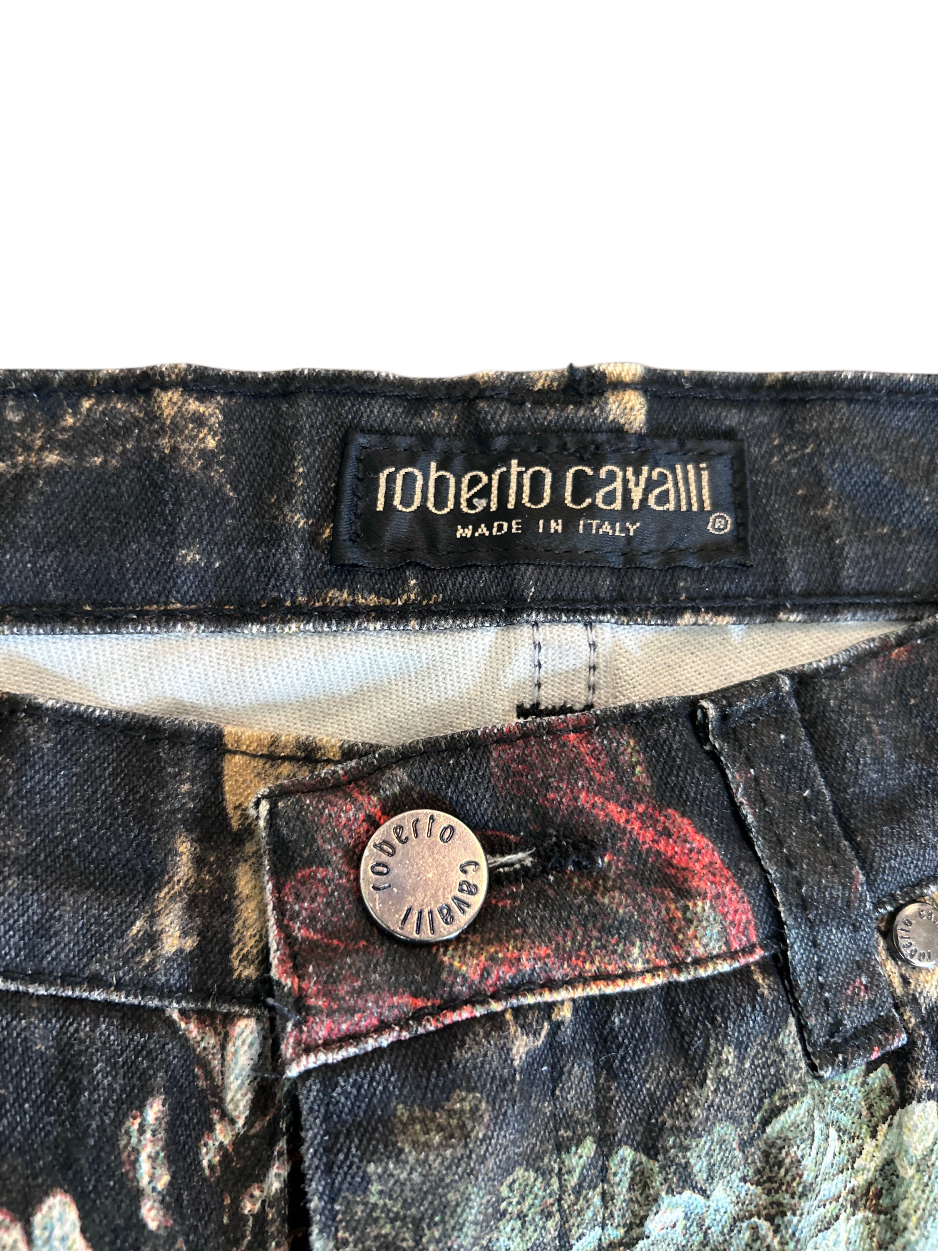 Roberto Cavalli Floral archive Jeans (XS)