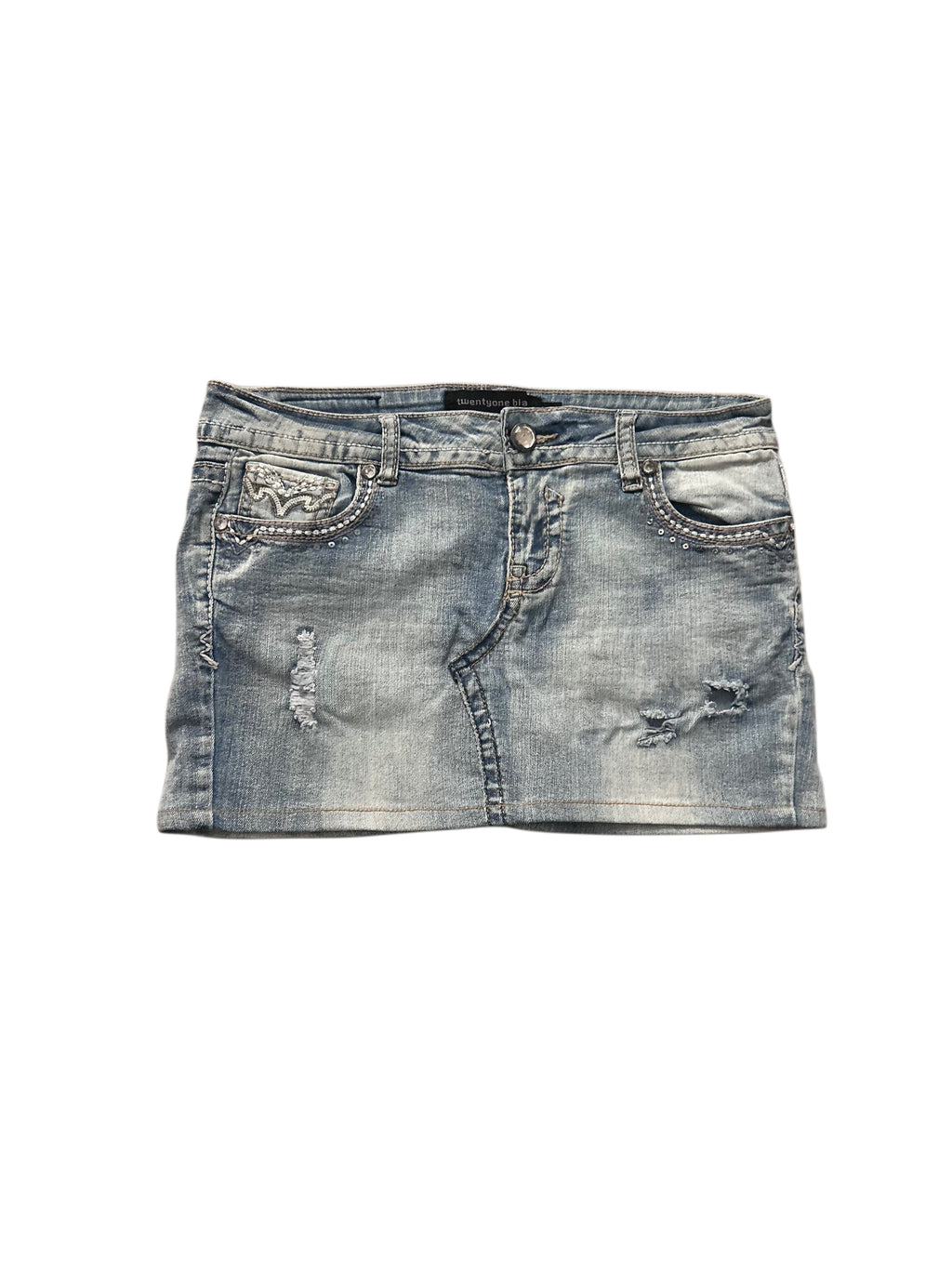 Twentyone Black Jeans-Minisrock (S)