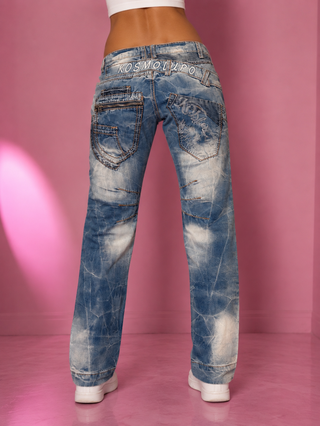 K&M Kosmolupo Patchwork Jeans (XS)