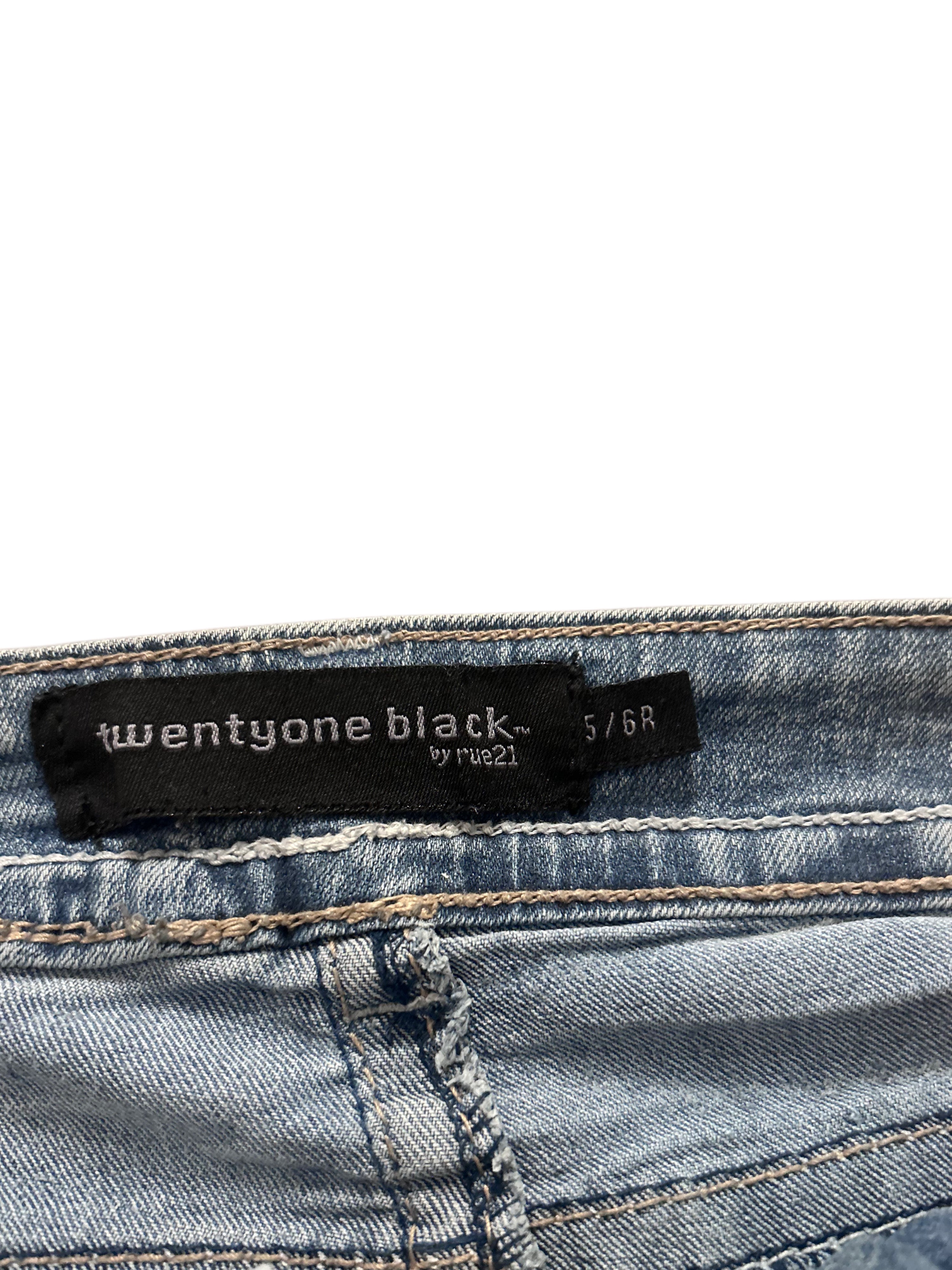Twentyone Black Jeans-Minisrock (S)