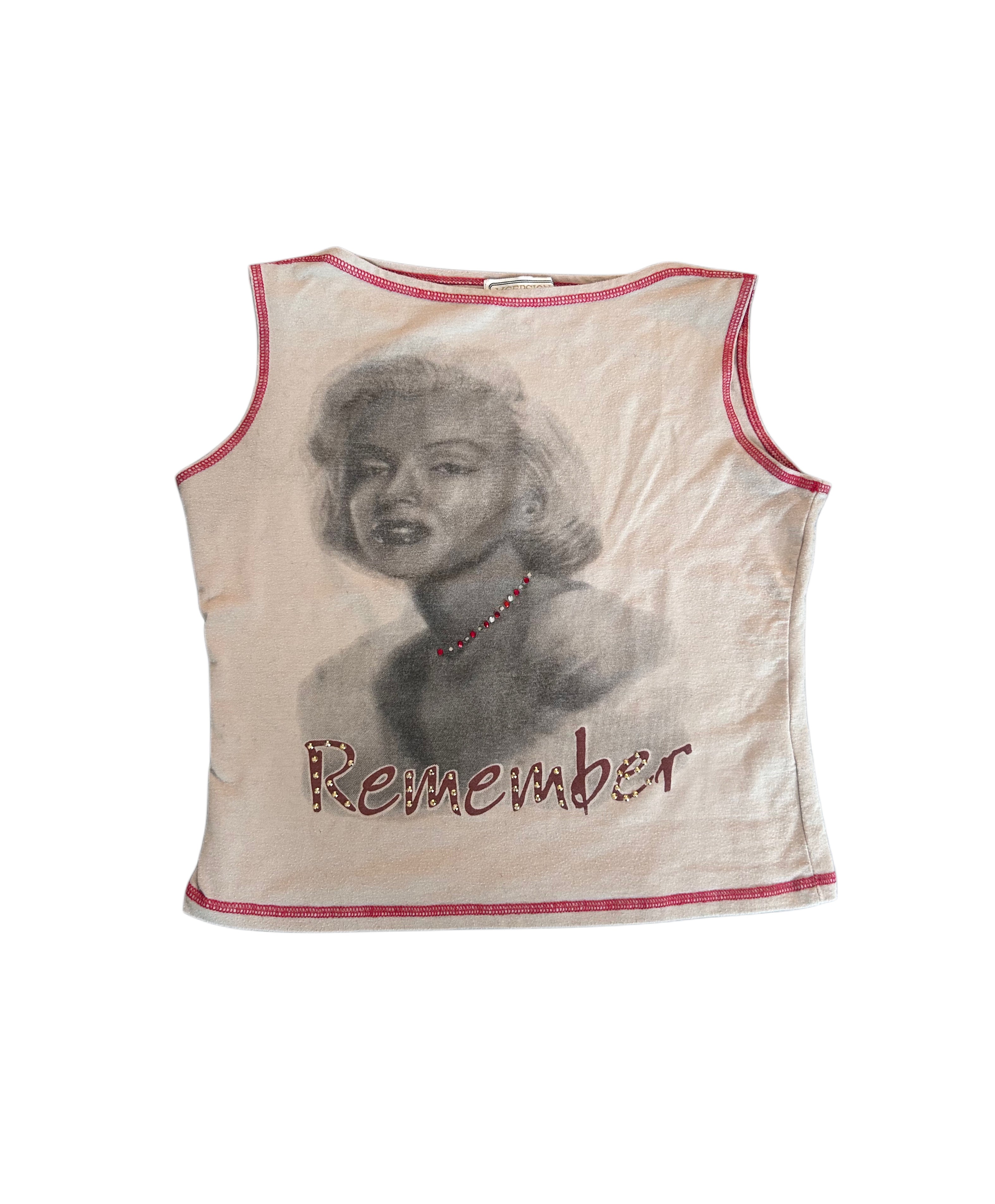 XCEPSION Marilyn Monroe "Remember" Tanktop (M)