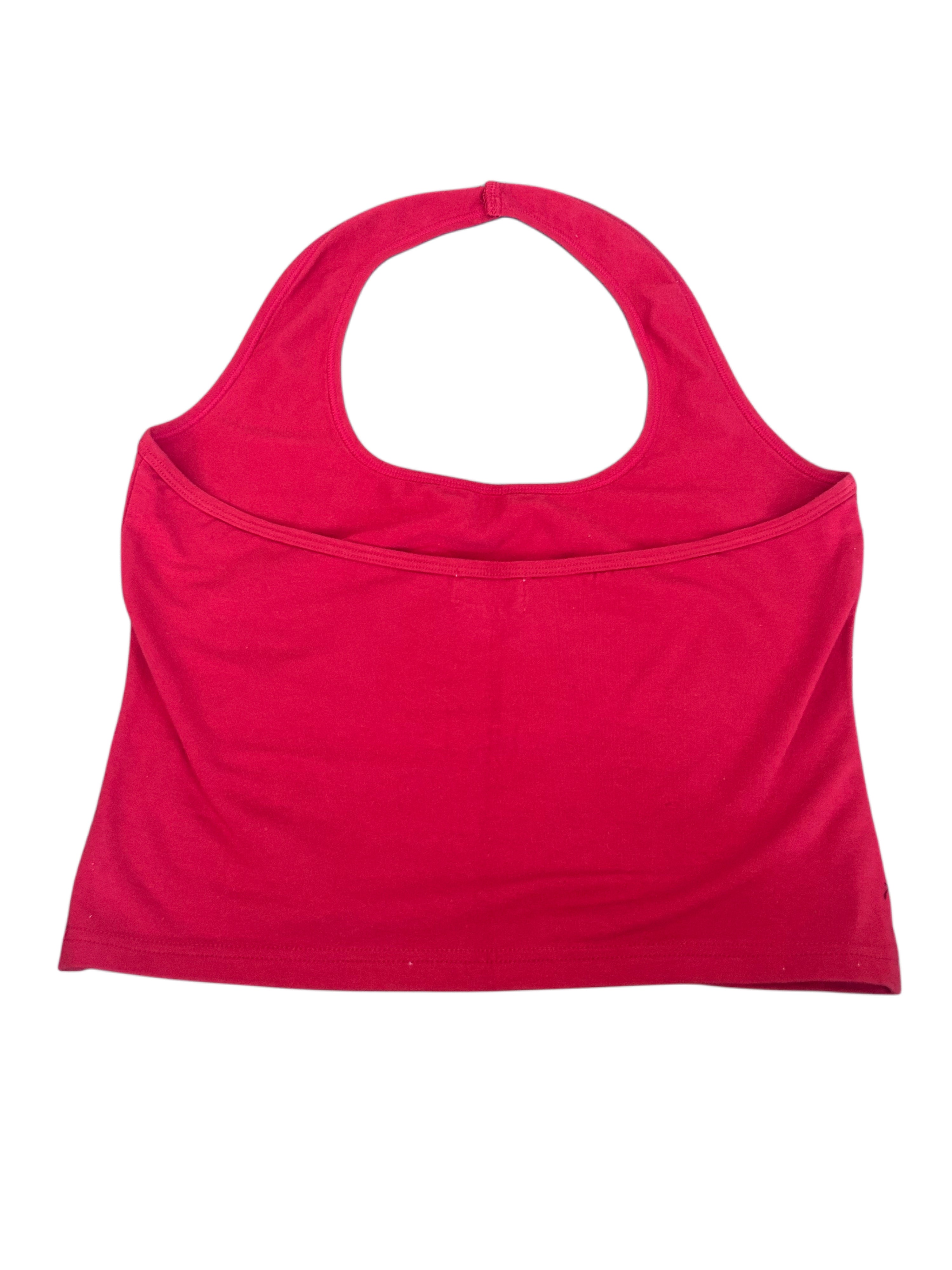 Rainbow Number 10 Halter Top Crop (S)