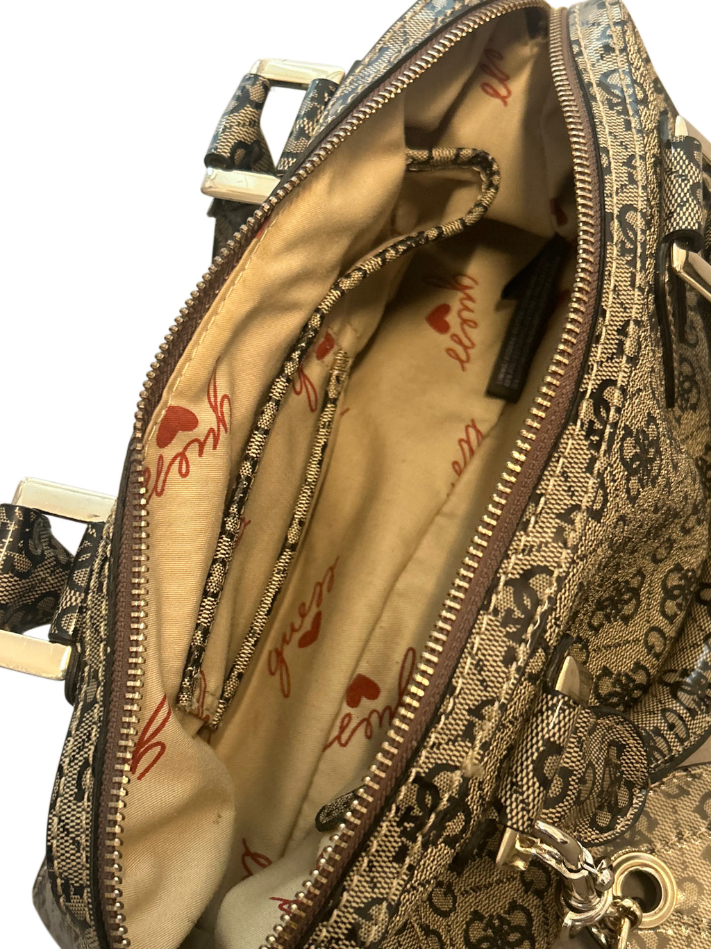 GUESS Monogram Mini Bag Handtasche