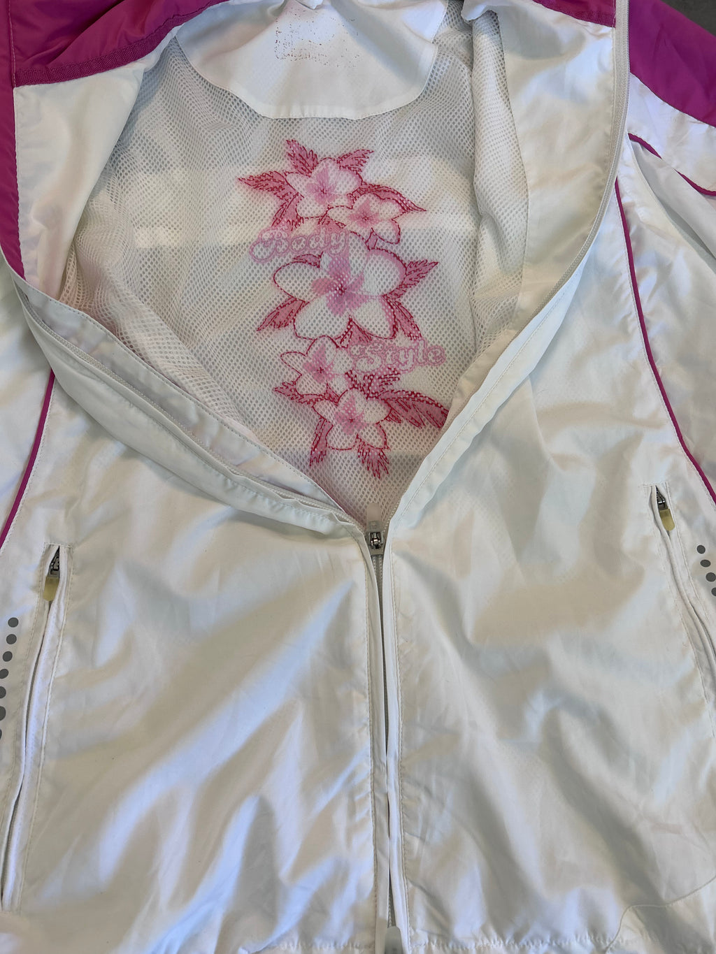 TCM Funktionsjacke Weiß/Pink (M)