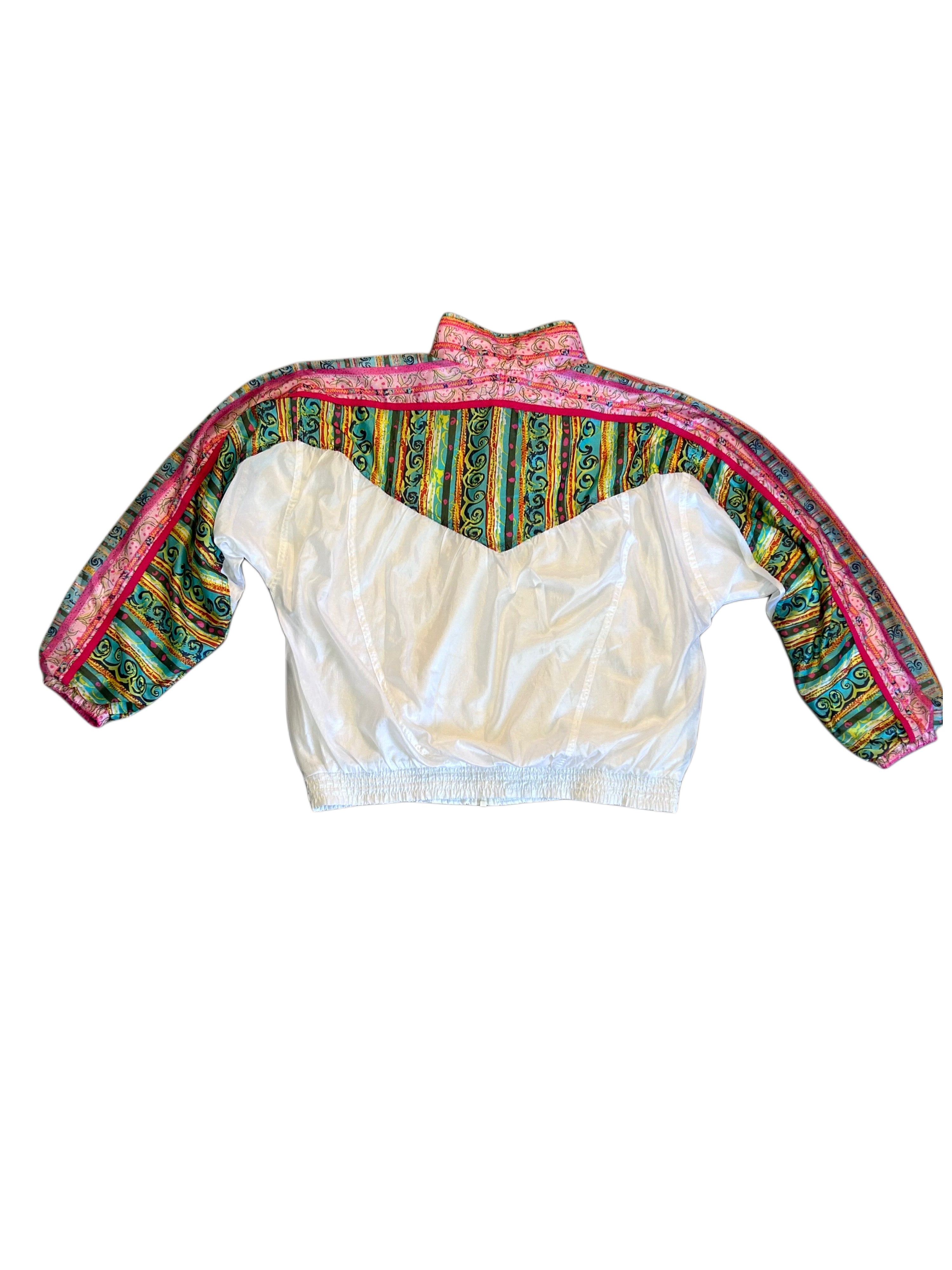 Adidas Trainingsanzug Weiß/Bunt (M)